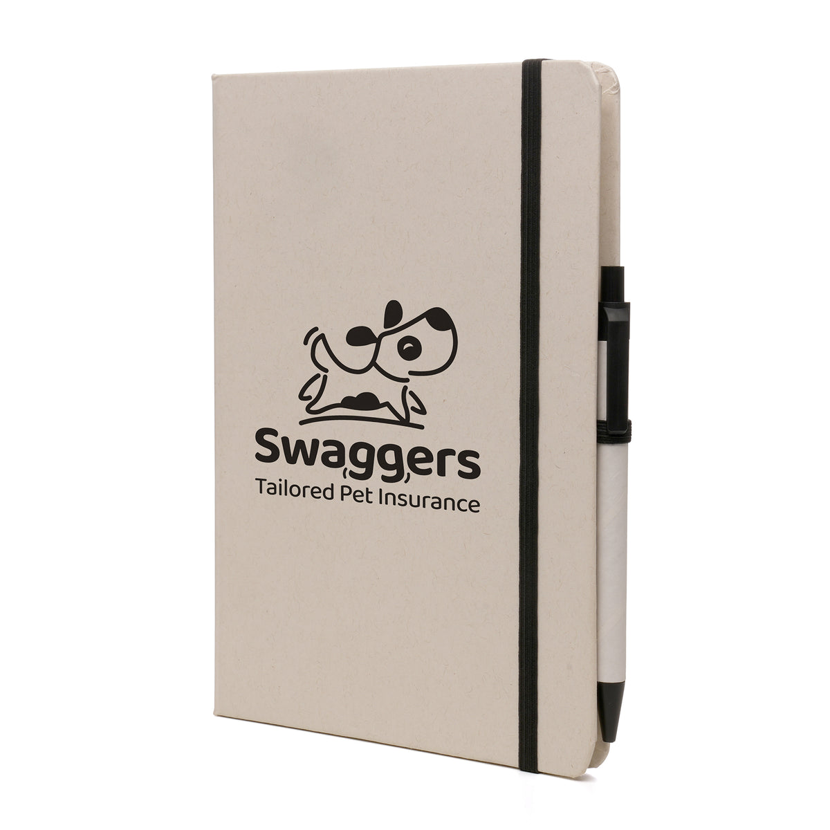 Branded A5 Recycled Milk Carton Notebook and Pen Set