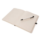 Branded A5 Recycled Milk Carton Notebook and Pen Set in Black