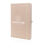Branded A5 Fruit Paper Cover Notebook in Natural