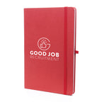 Branded A5 Fruit Paper Cover Notebook in Red
