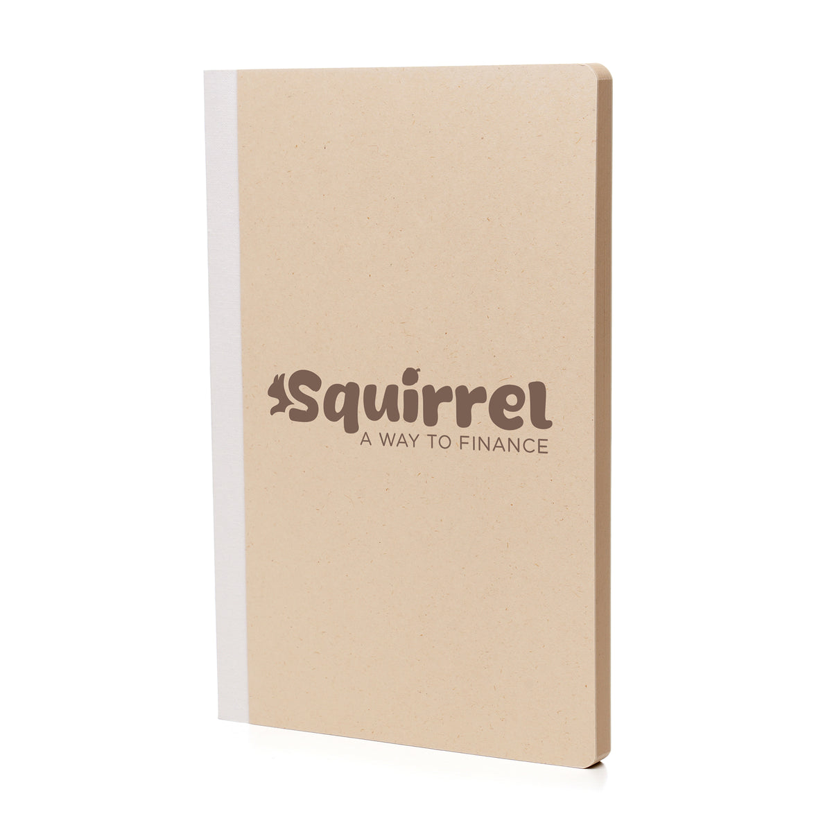 Branded A5 Recycled Sugarcane Notebook in White