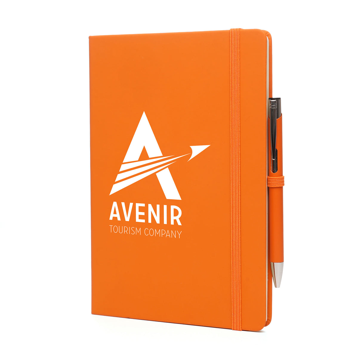 Branded A5 Recycled Notebook and Matching Pen Set