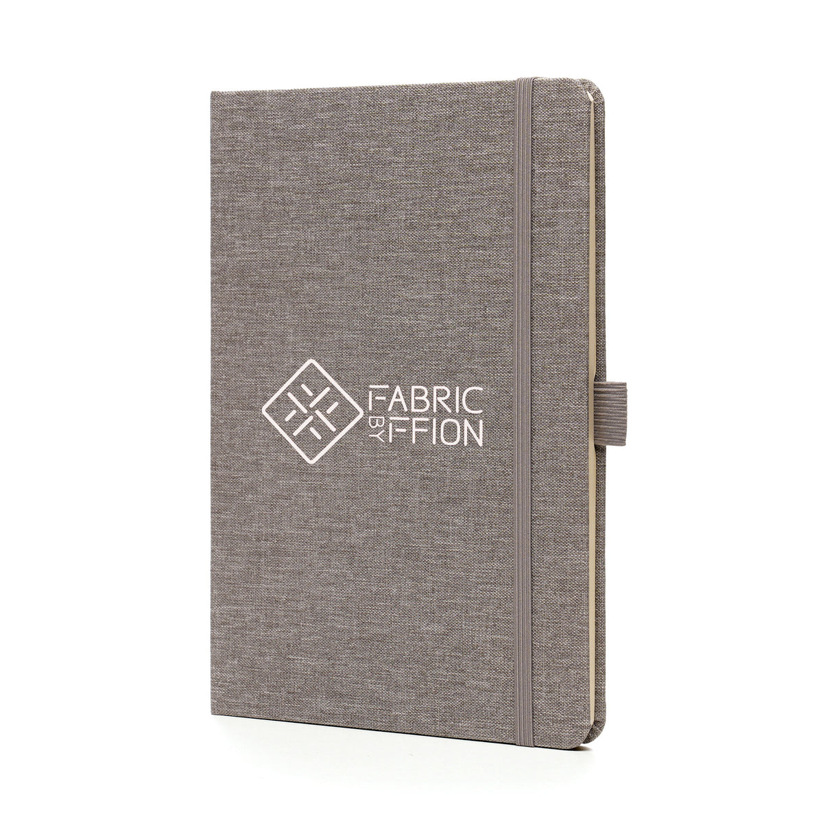 Branded A5 RPET Notebook with Recycled Paper in Grey