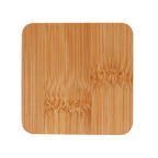 Branded Soy Wax Glass Candle with Bamboo Lid
