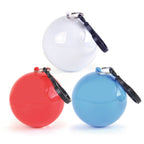 Branded Rain Poncho in Plastic Ball with Keyring and Hook