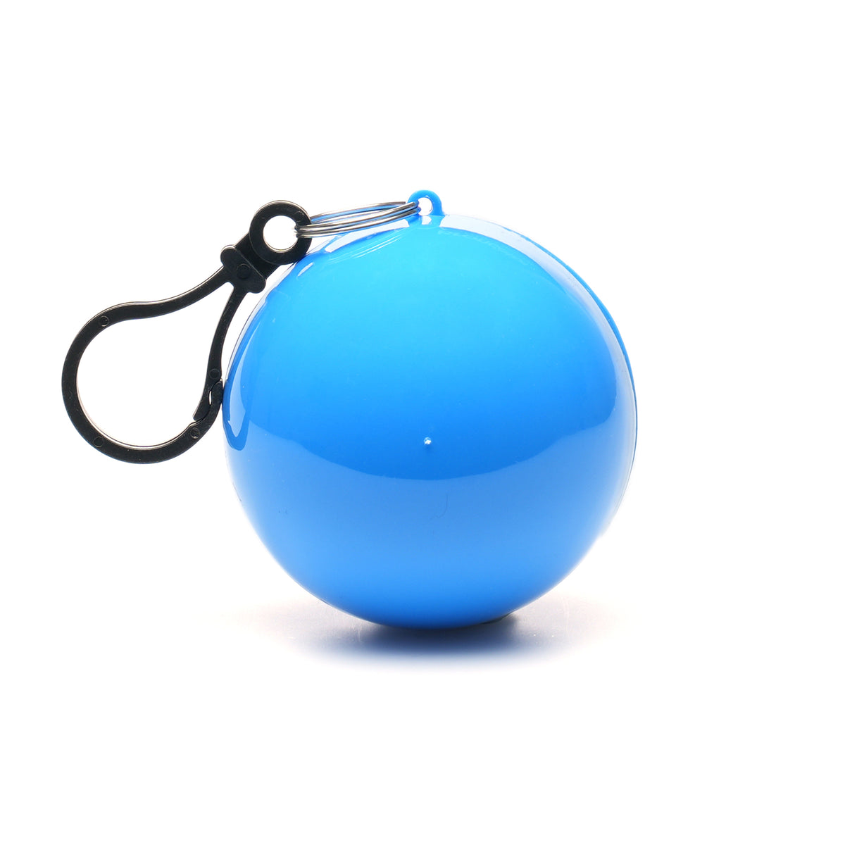 Branded Rain Poncho in Plastic Ball with Keyring and Hook