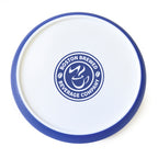 Branded Round Plastic Coaster with Silicone Edge