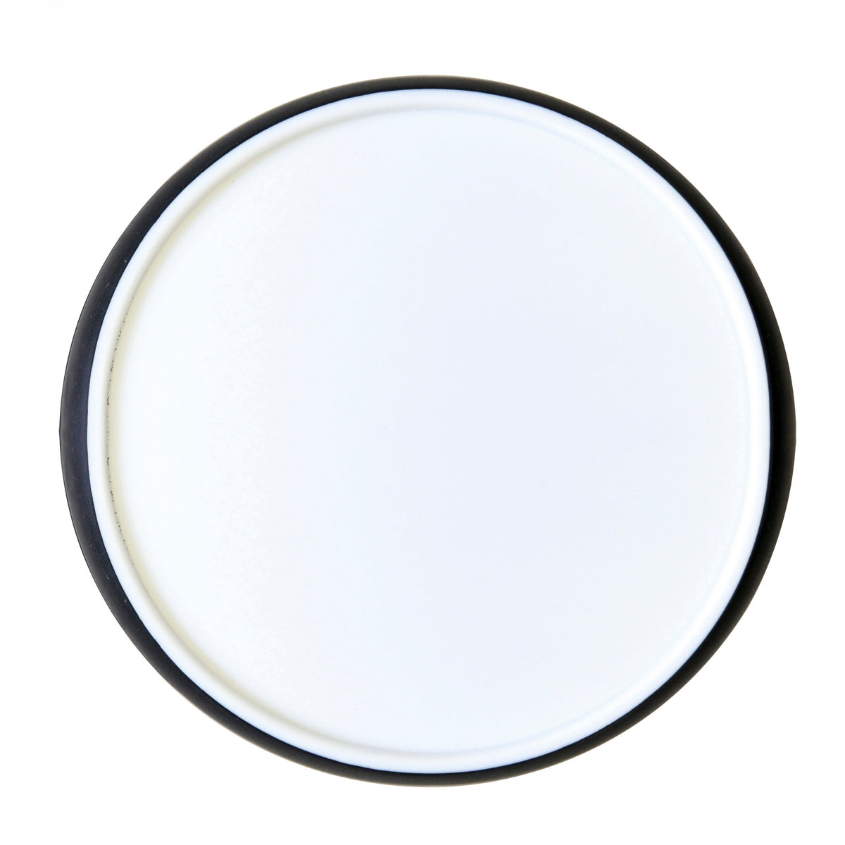 Branded Round Plastic Coaster with Silicone Edge
