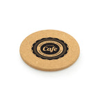 Branded Round Natural Cork Coaster