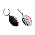 Branded Rugby Ball Keyring