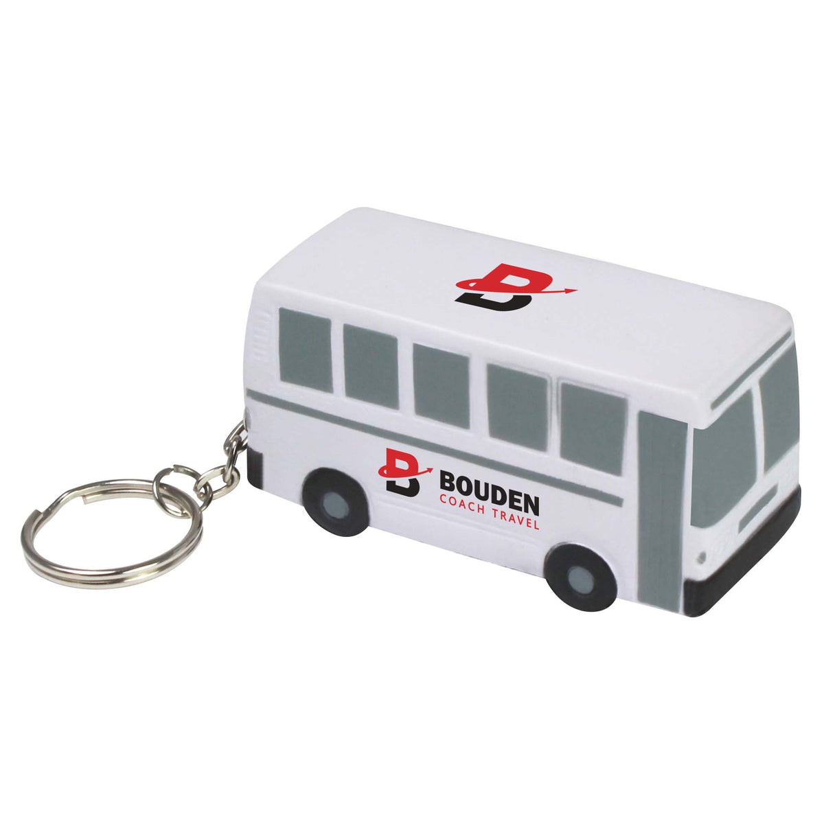 Branded Bus Stress Toy Keyring