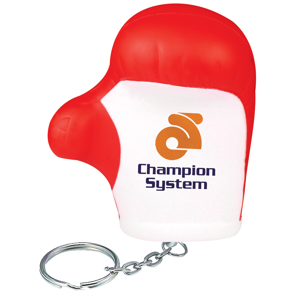 Branded Boxing Glove Stress Toy Keyring