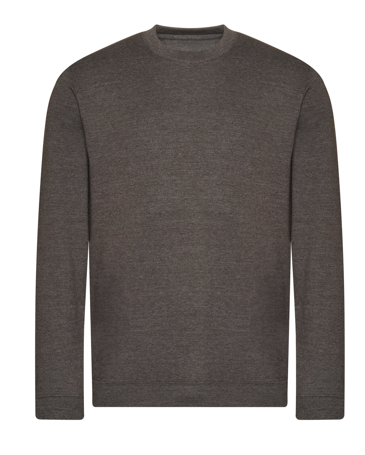 Branded Organic Cotton and Recycled Polyester Sweatshirt in Charcoal