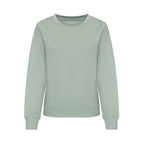 Branded Women's Classic Cotton Sweatshirt in Dusty Green