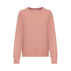 Branded Women's Classic Cotton Sweatshirt in Dusty Pink