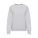 Branded Women's Classic Cotton Sweatshirt in Heather Grey