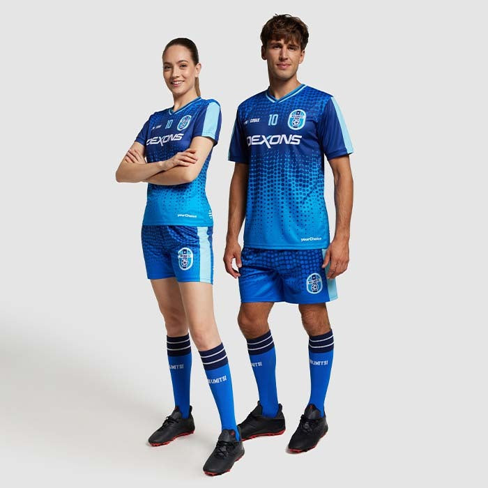 Custom Football Kits Overlapped V-Neck