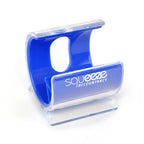 Branded Desk Phone Stand with Coloured Inner and Translucent Case in Blue