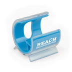 Branded Desk Phone Stand with Coloured Inner and Translucent Case in Cyan