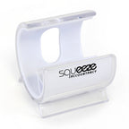 Branded Desk Phone Stand with Coloured Inner and Translucent Case in White