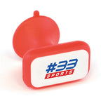 Branded Soft Rubber Phone Sucker Stand in Red