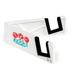 Branded Foldable Plastic Tablet Stand in White