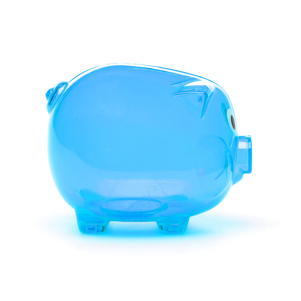 Branded Translucent Plastic Piggy Bank
