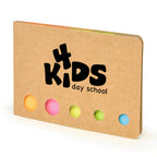 Branded Paper Sticky Flag Set in Matchbook Holder