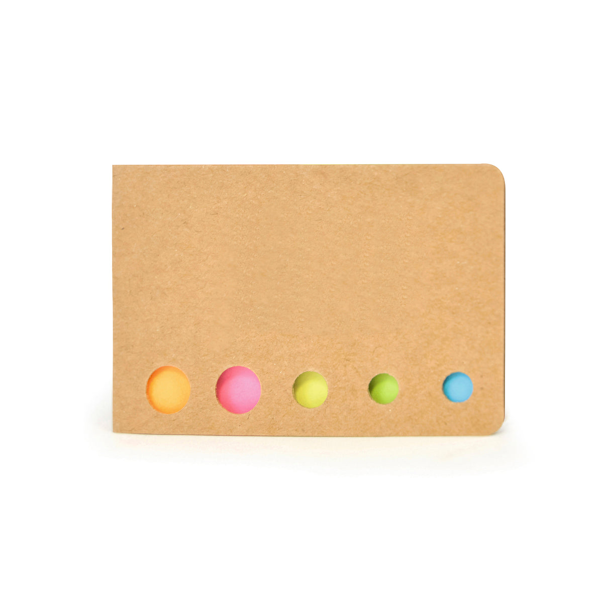 Branded Paper Sticky Flag Set in Matchbook Holder
