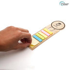 Branded Bamboo Bookmark with Sticky Notes