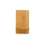 Branded Two-Piece Bamboo Phone Stand