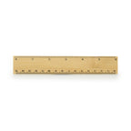 Branded Bamboo Ruler with Centimetre and Inch Markings
