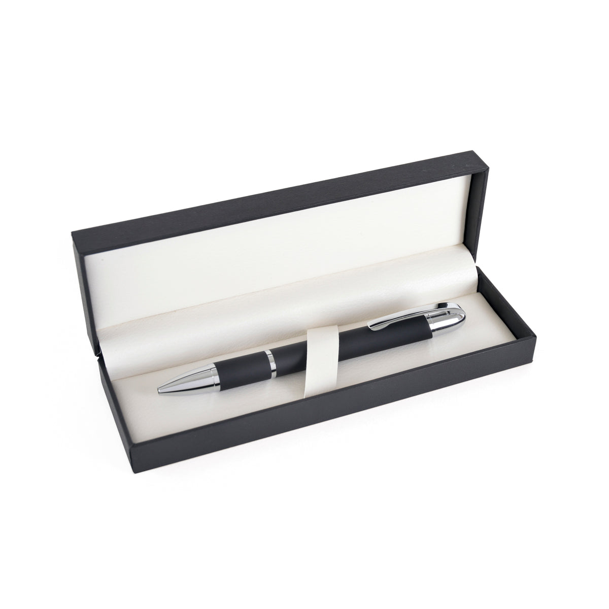 Branded Hinged PU Double Pen Gift Box