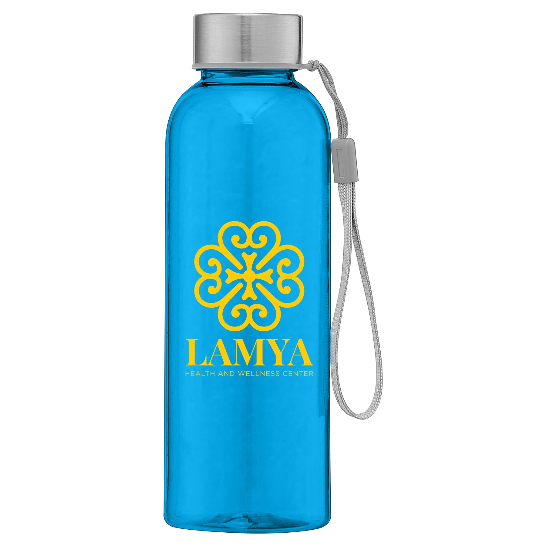 Branded Coloured Transparent Water Bottle