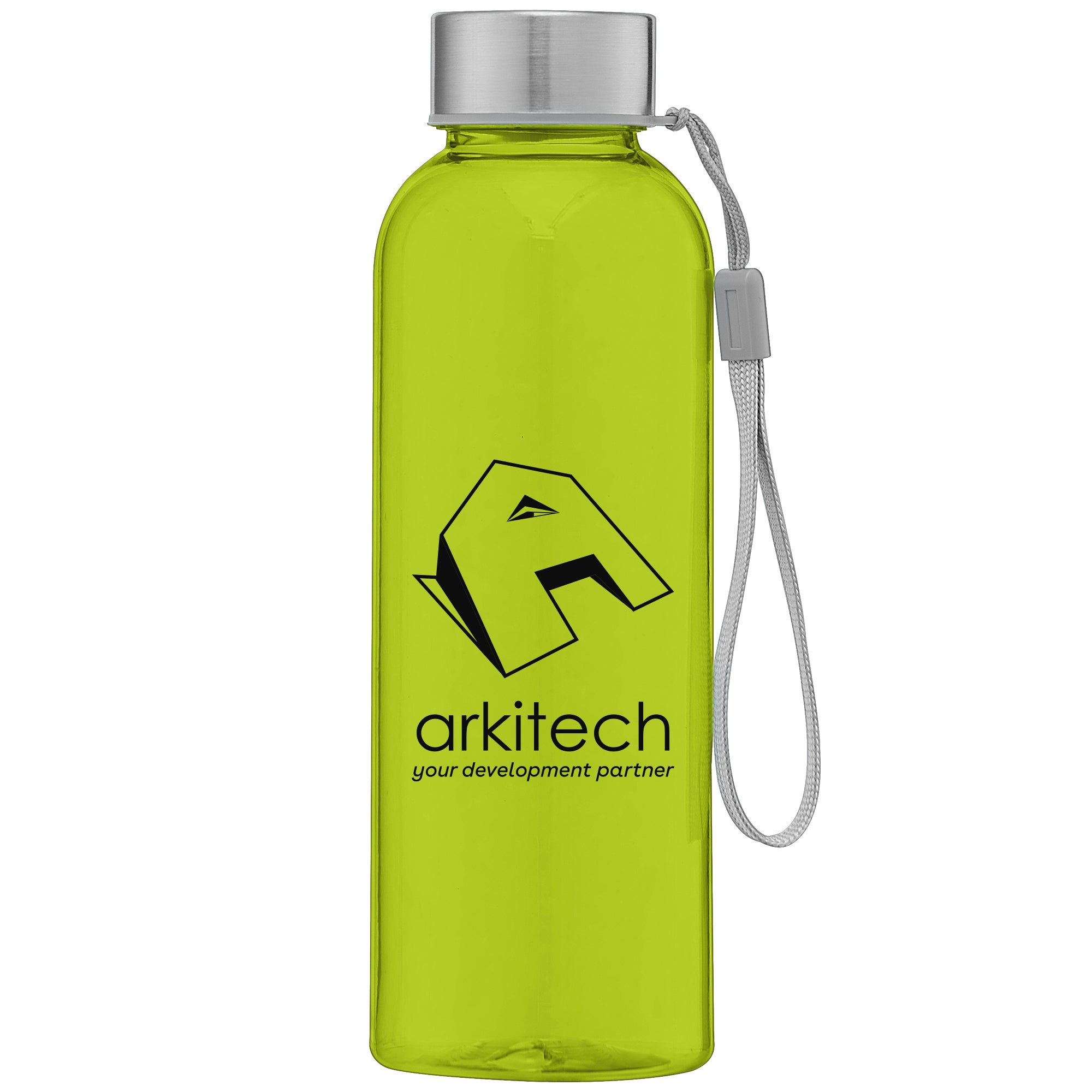 Branded Coloured Transparent Water Bottle