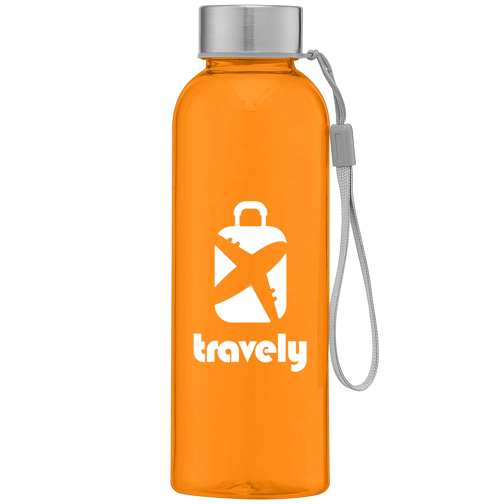 Branded Coloured Transparent Water Bottle