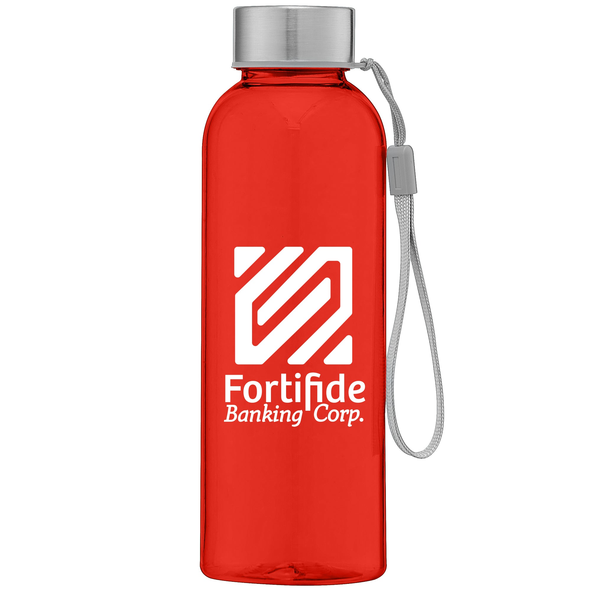 Branded Coloured Transparent Water Bottle