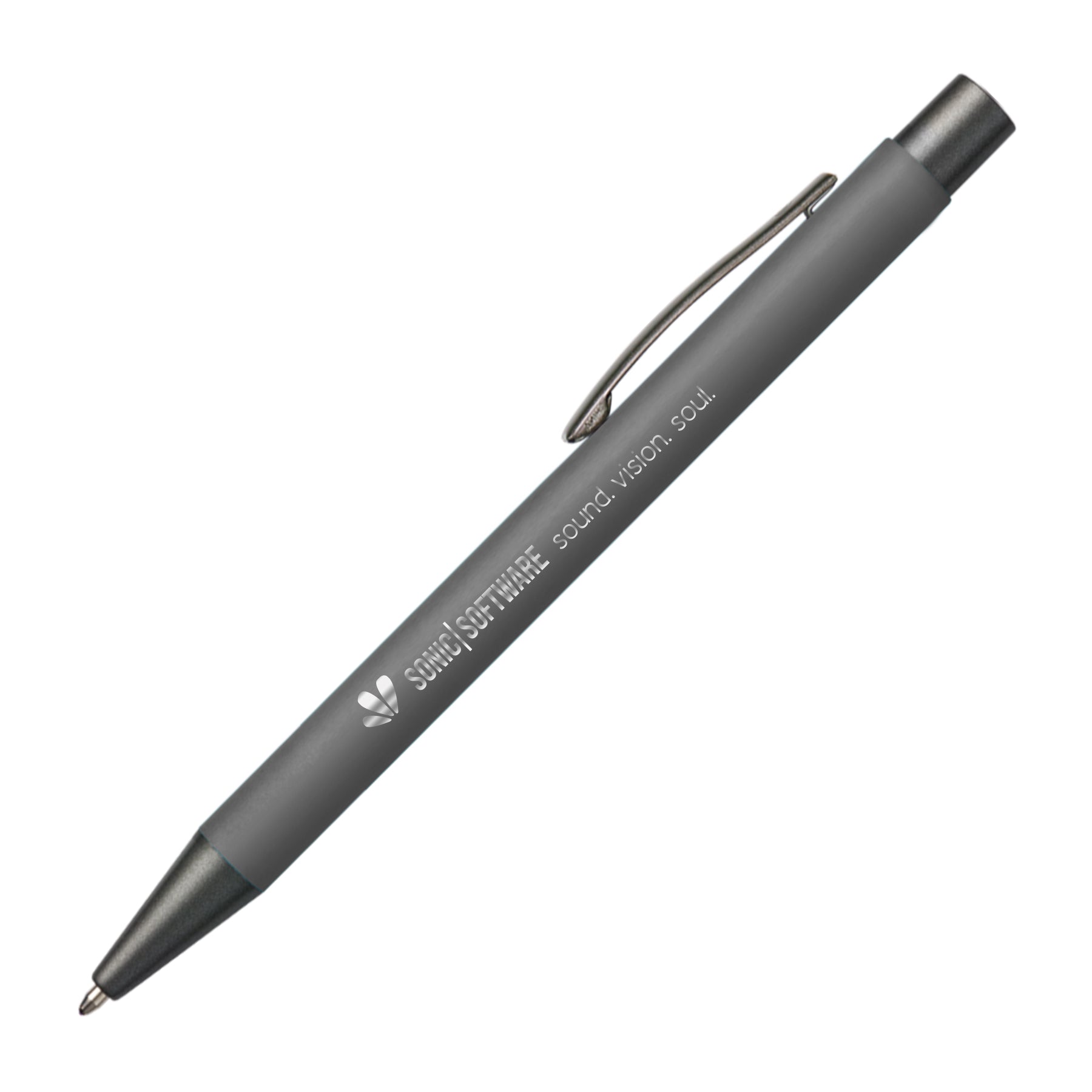 Branded Soft Touch Metal Pen