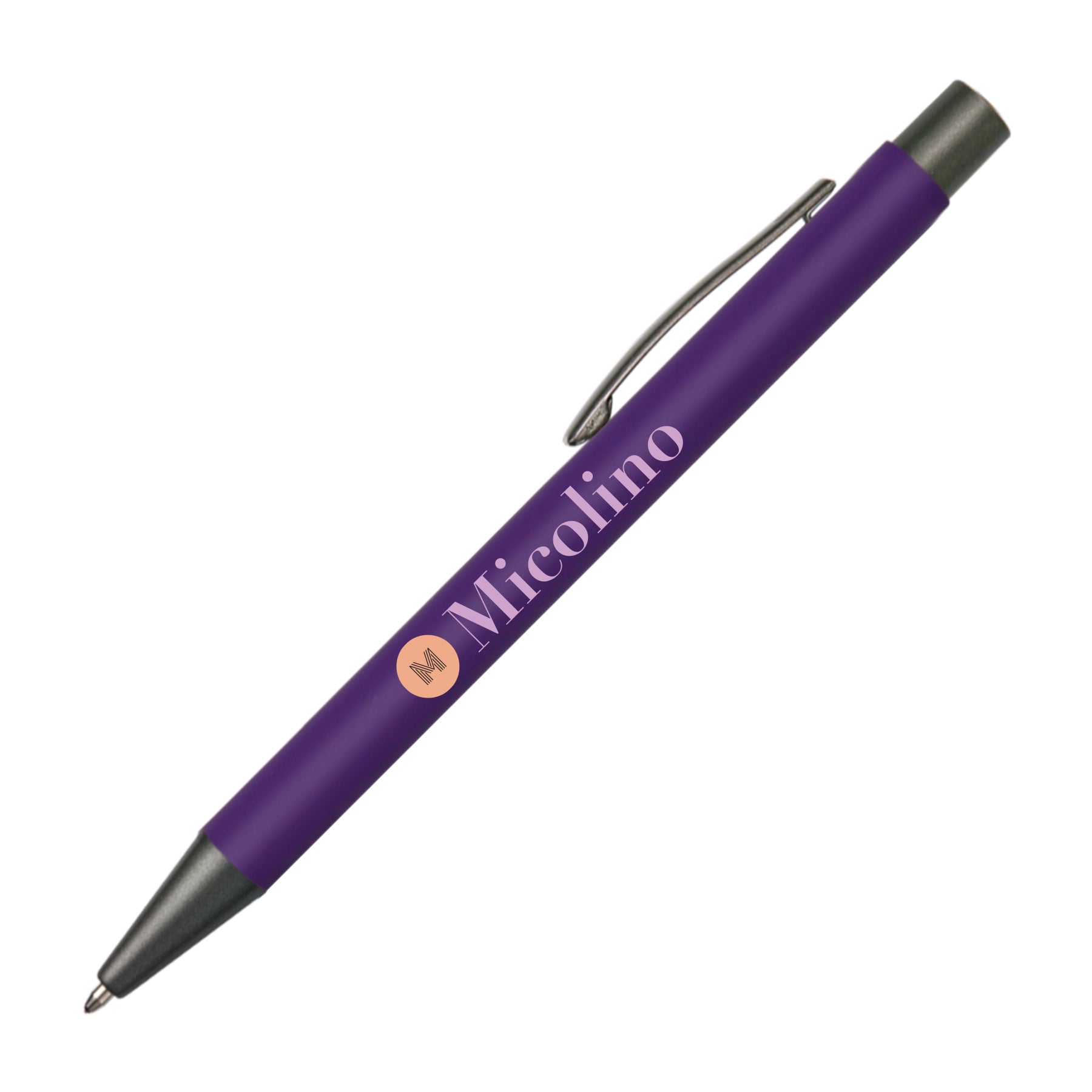 Branded Soft Touch Metal Pen