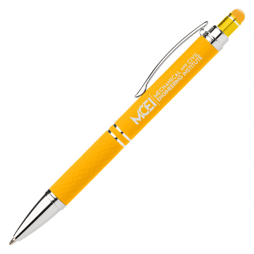 Soft Touch Metal Pen with Stylus