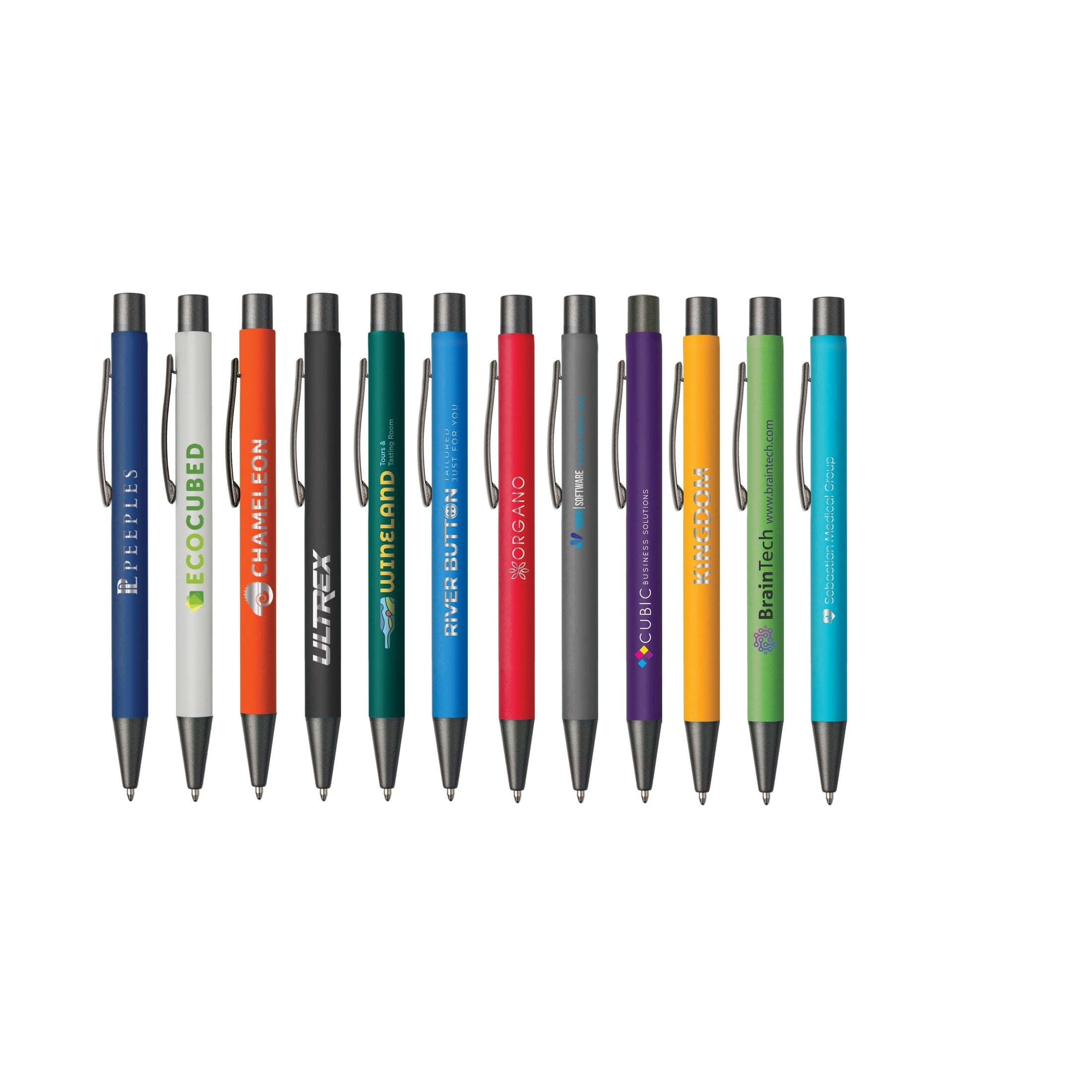 Branded Soft Touch Metal Pen