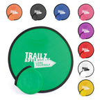 Branded Folding Fabric Frisbee with Storage Pouch