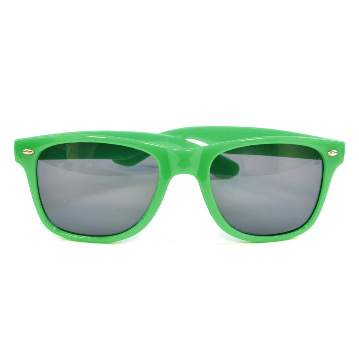 Branded Recycled ABS Plastic Sunglasses in Green