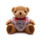 Branded Plush Teddy Bear with White T-shirt