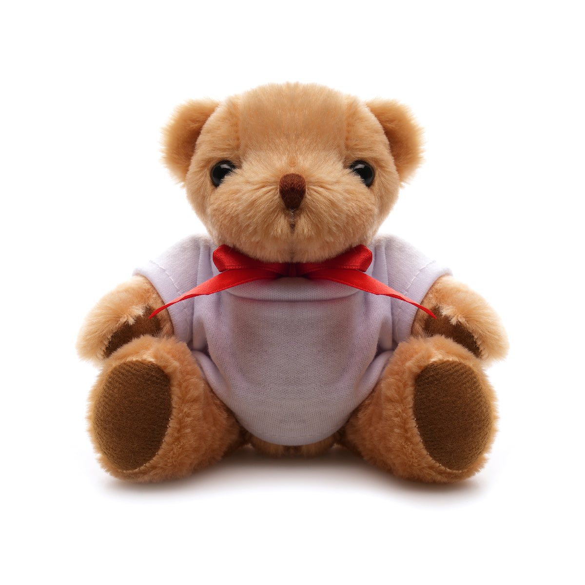 Branded Plush Teddy Bear with White T-shirt