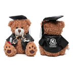 Branded Graduation Teddy Bear with Gown and Scroll