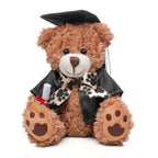 Branded Graduation Teddy Bear with Gown and Scroll