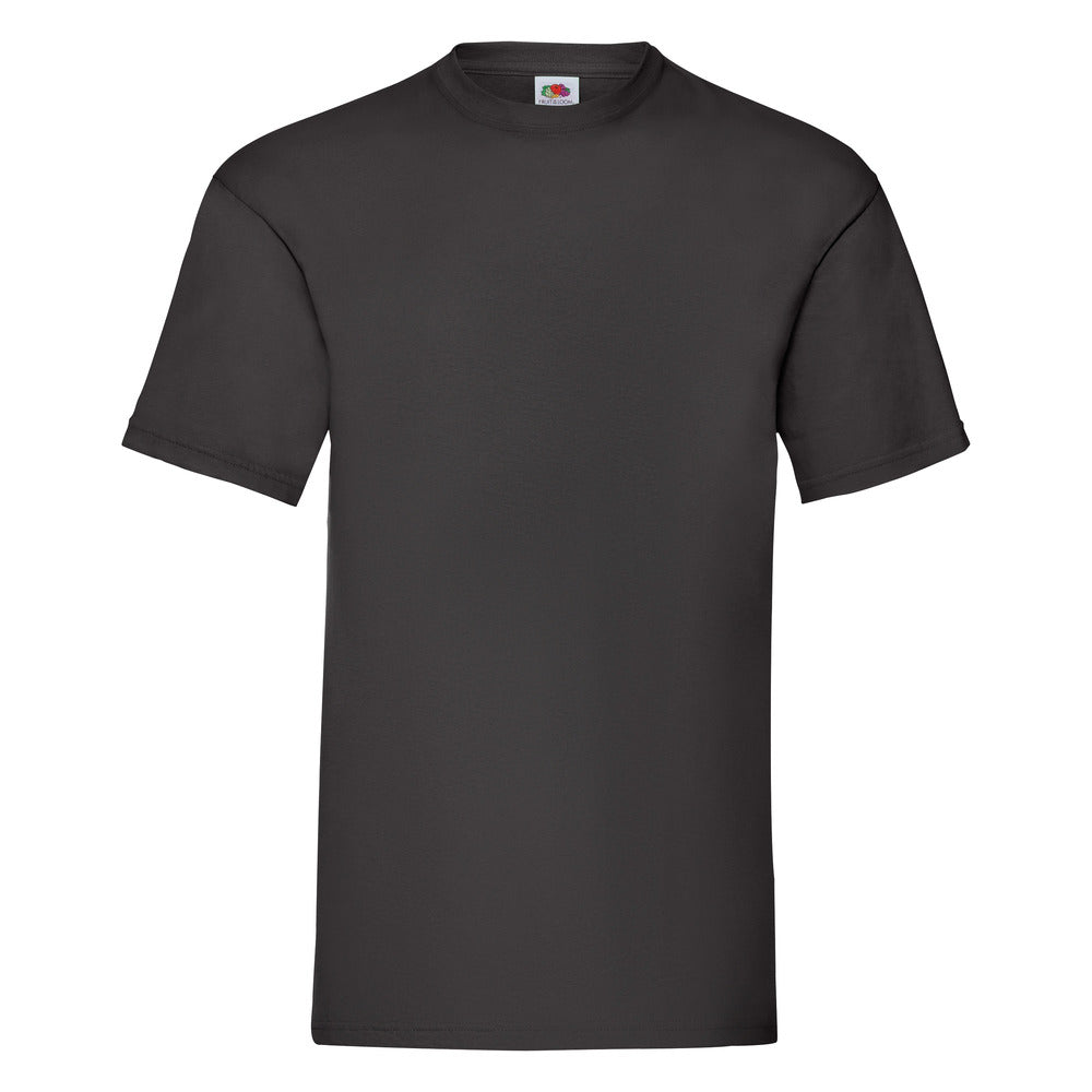Branded Men's Classic Fit Cotton T-Shirt in Black