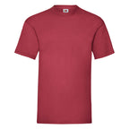 Branded Men's Classic Fit Cotton T-Shirt in Brick Red