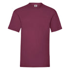 Branded Men's Classic Fit Cotton T-Shirt in Burgandy